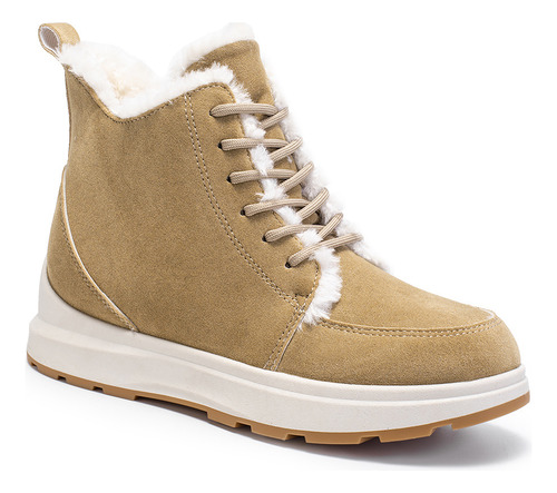 Botas De Nieve Con Forro Impermeable Furry Boat Para Salir A