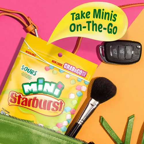 Starburst Minis Sours - Bolsa De Caramelos, 8.0 Onzas (paque