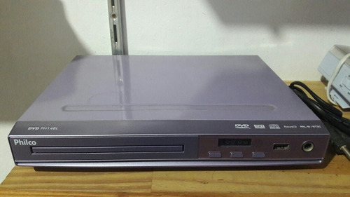 Dvd Philco Roxo Novo Com Entrada Usb E Para Microfone