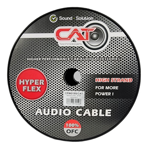 Rollo Cable Corriente De Cobre Cal 0 15 Metros Cat Cpw015s