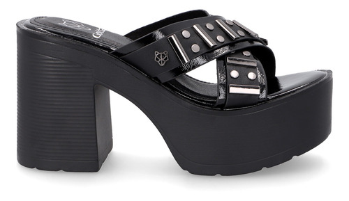 Sandalias Plataforma Negra  1580501