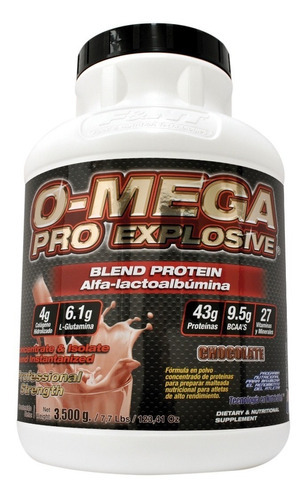 Omega Pro Explosive 3,500 Gr Blend Protein Whey Protein F&nt Sabor Chocolate