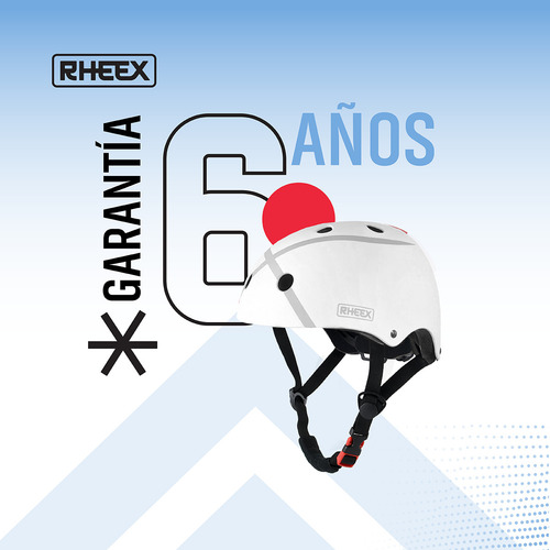 Casco Urbano Para Monopatín Bici Con Ventilación Y Confort Blanco L