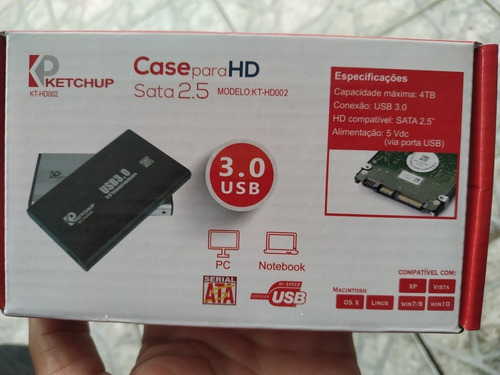 Case Sata Hd Notebook 2.5 Usb 3.0 Externa Ps4 Xbox 