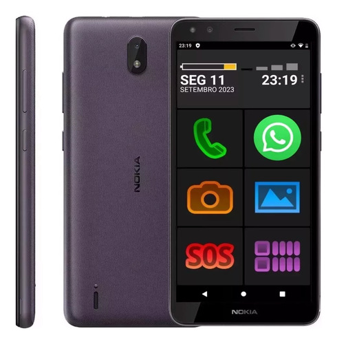 Celular Idoso Nokia 32gb Vovofone Android C Whats - Open Box