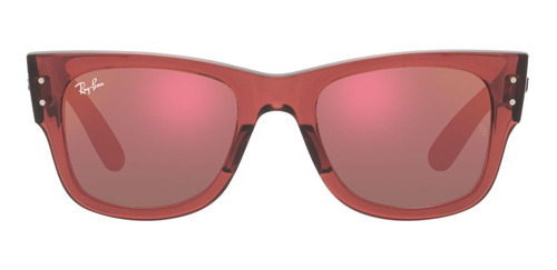 Lentes De Sol Mega Wayfarer Rosado Ray-ban Rb0840s66372k