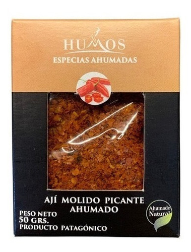 Ají Molido Picante Ahumado Especias Humos X 50 Gr Kosher