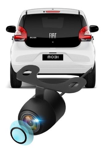 Mini Camera Estacionamento Automotivo Fiat Mobi 2017 A 2021