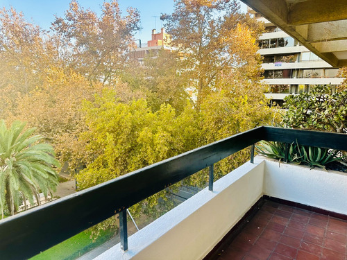Estudio Con Terraza Vista 3 Cuadras Del Metro En Providencia