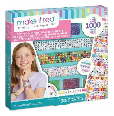 Set Para Hacer Pulseras Con Letras - Make It Real