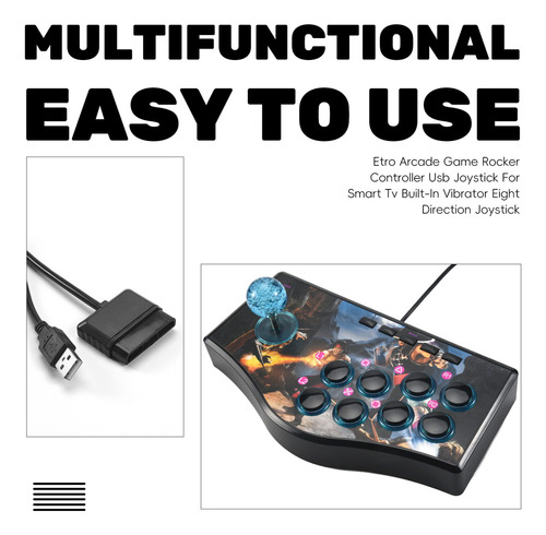Nuevo Controlador Basculante De Juego Arcade Retro Joystick