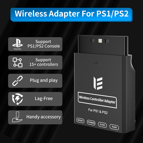 Adaptador De Controladores De Juegos Inalámbricos Para Ps1 P