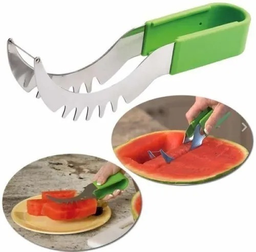 Cortador Rebanador Cuchillo Manual Servidor Sandia Frutas