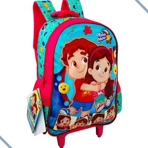 Mochila Rodinhas Maria Clara & Jp Youtube Clio Infantil Rosa