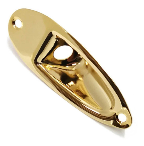 Jack  Plate Dorado Soporte Para Guitarra Stratocaster