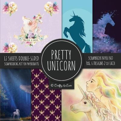 Libro Pretty Unicorn Scrapbook Paper Pad 8x8 Scrapbooking...