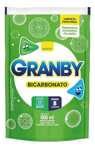 Granby Liquido X 800 Ml Matic Limon Dp