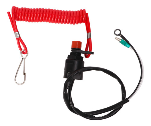 Interruptor De Parada De Emergencia Para Motor De Barco, Cor