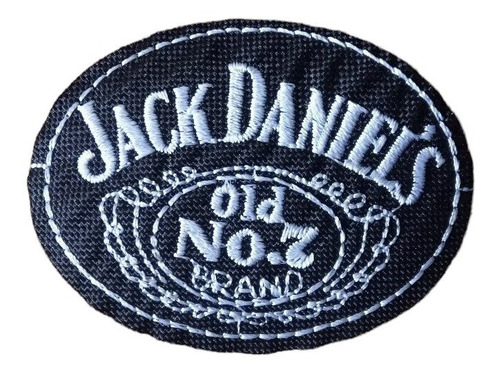 Escudo Bordado *jack Daniel's* Old No 7 .  Unico// Belgrano