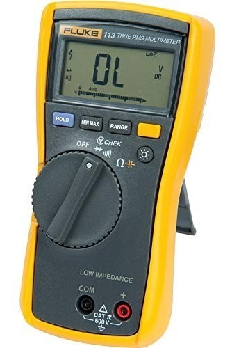 Imagen 1 de 1 de Multimetro Digital Basico Trms Fluke 113