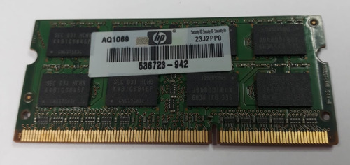 Imagem 2 de 2 de Memória Para Notebook Ddr 3 - Pc3 10600s - 2 Gb