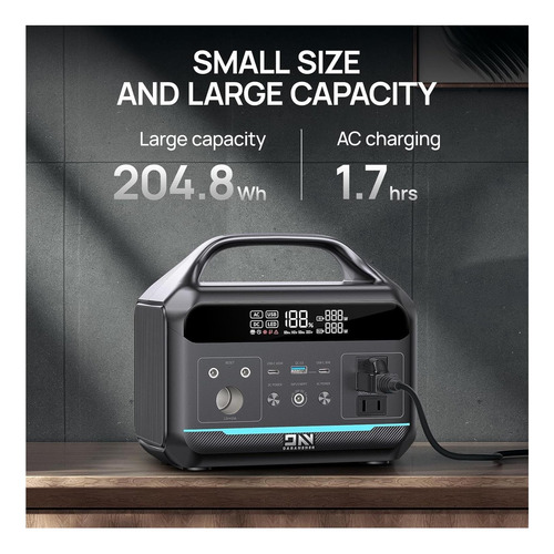 Central Elétrica Portátil De 300w, Gerador Solar
