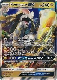 Kommo-o Gx Carta Pokémon Original+10cartas