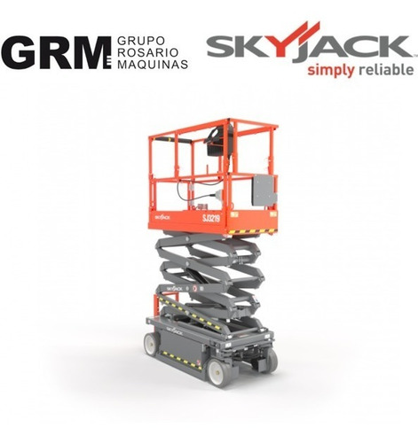 Imagen 1 de 2 de Plataforma Elevadora Tipo Tijera Eléctrica Skyjack Sj3219