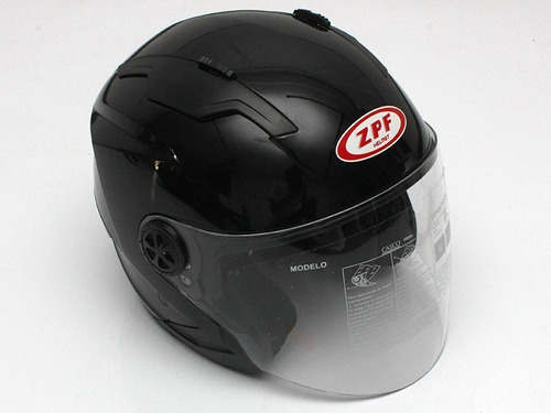 Casco Zpf Abierto Negro Talle Xl