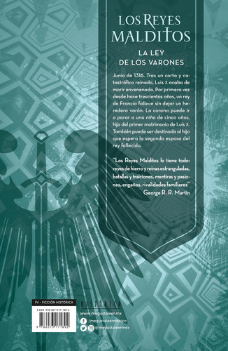 La ley de los varones ( Los Reyes Malditos 4 ), de Druon, Maurice. Histórica Editorial Ediciones B, tapa blanda en español, 2018