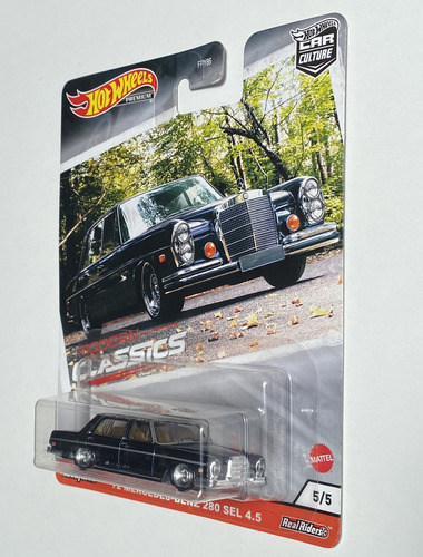 Hot Wheels Premium Modern Classics ´72 Mercedes-benz 280 5/5 Color Negro