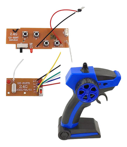 Módulo De Control Remoto Accesorios 4ch Transmisor Y Azul