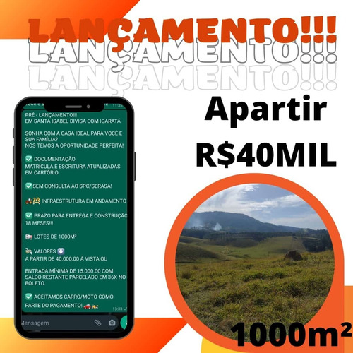 Imagem 1 de 5 de Terreno Em Santa Isabel-pouso Alegre