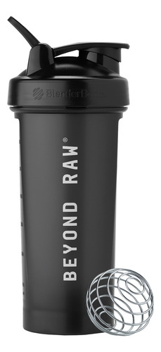 Gnc Beyond Raw - Mezcladord De Proteina Classsic V2, 800 ml Color Negro