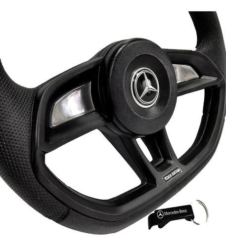Volante De Caminhão Mb Mercedes Benz Mb 1318 Gti Black 42cm