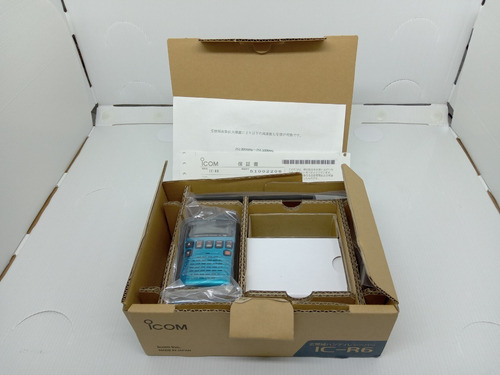 Imagem 3 de 10 de Rádio Receptor Portátil Ht Icom Icr6 Scanner Ic-r6 Azul Raro