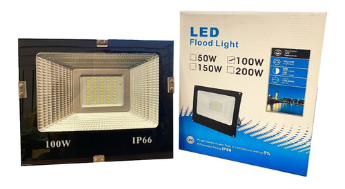 Foco Proyector Led Plano Reflector Led 100w Exterior Ip66