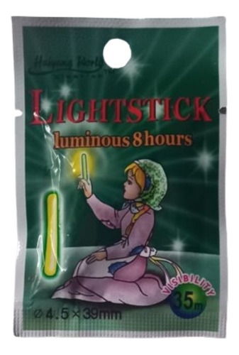 Luz Quimica Pesca Nocturna Marcador Pique 4.5cm Blister X 2u