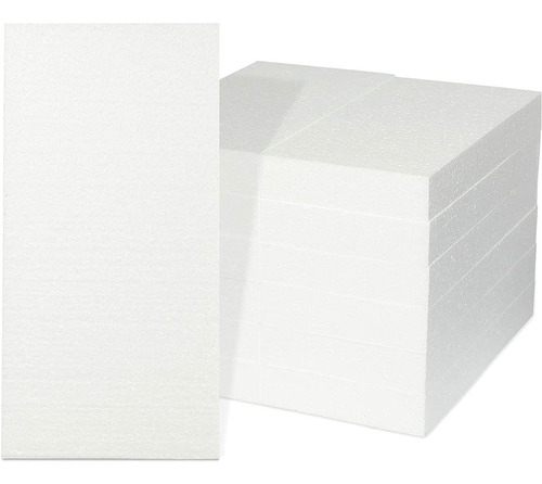 Bloque Espuma Blanca Para Suministro Arte Manualidad 8 X 4 1