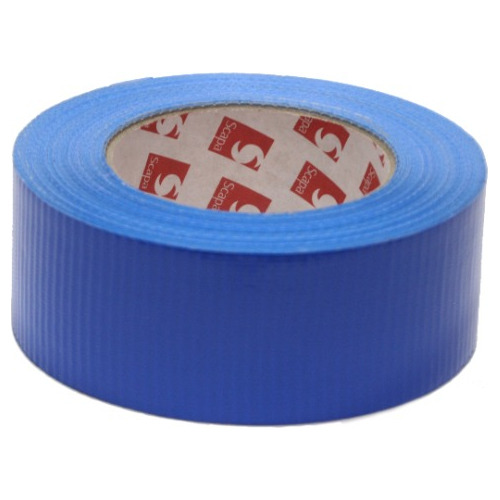 Cinta Tela Impermeable Gaffer Azul 50x50 Multiuso Duct Tape