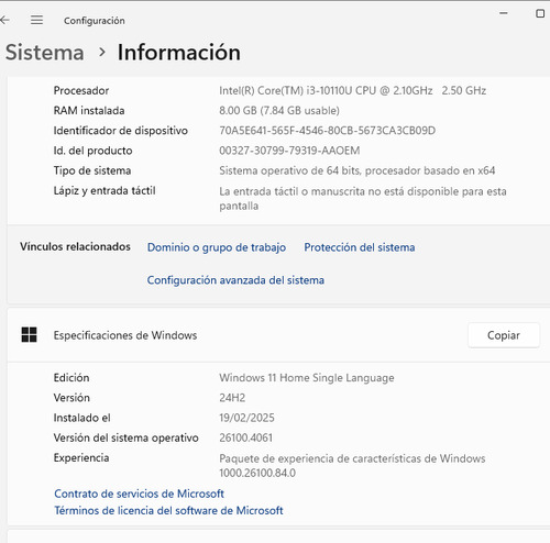 Remate Laptop Asus Vivobook X412fa Azul (Usado)