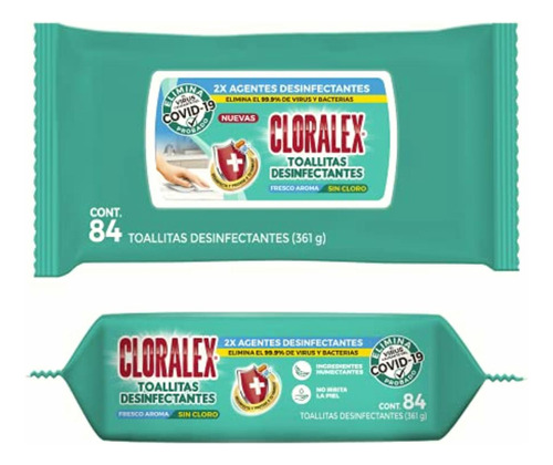 Cloralex Cloralex Toallitas Desinfectantes 84 Piezas