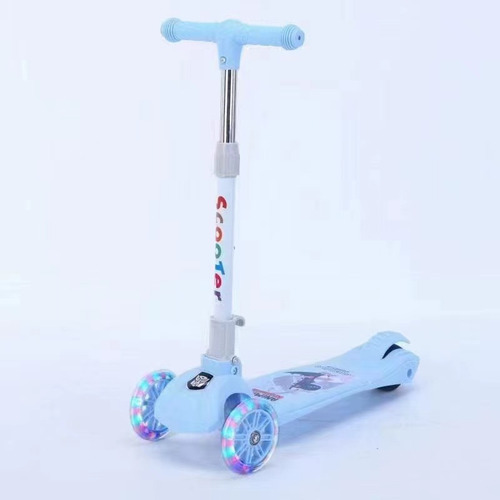 Patin Diablo Scooter Niño 3 Ruedas Luces Led Ajustable Color