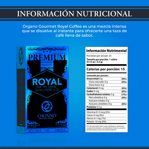 Organo | Café Latte 20u + Café Mocha 15u + Café Royal 25u