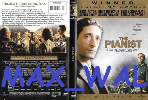 El Pianista Dvd Adrien Brody Roman Polanski Max_wal