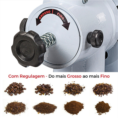 Moedor De Carne E Café Em Inox Elétrico Botini
