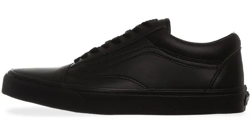 unir Alargar Permanecer Tenis Vans Old Skool Negro Classic Black Mono Piel 1pxp