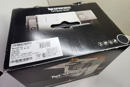 Cafetera Nespresso Lattissima Touch, En Caja Original Gris
