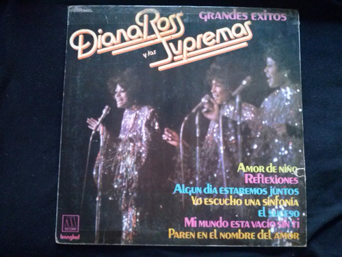 Lp Diana Ross Y Las Supremas Grandes Exitos