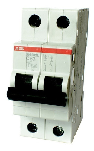 Termica Bipolar Abb 2x63 Amp Oferta! Elect.avellaneda